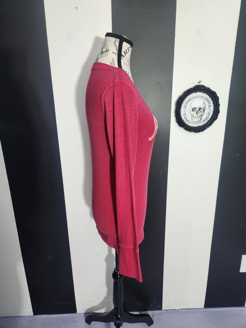 Aeropostale Pink Henley Long-Sleeve Top - Picture 2 of 4